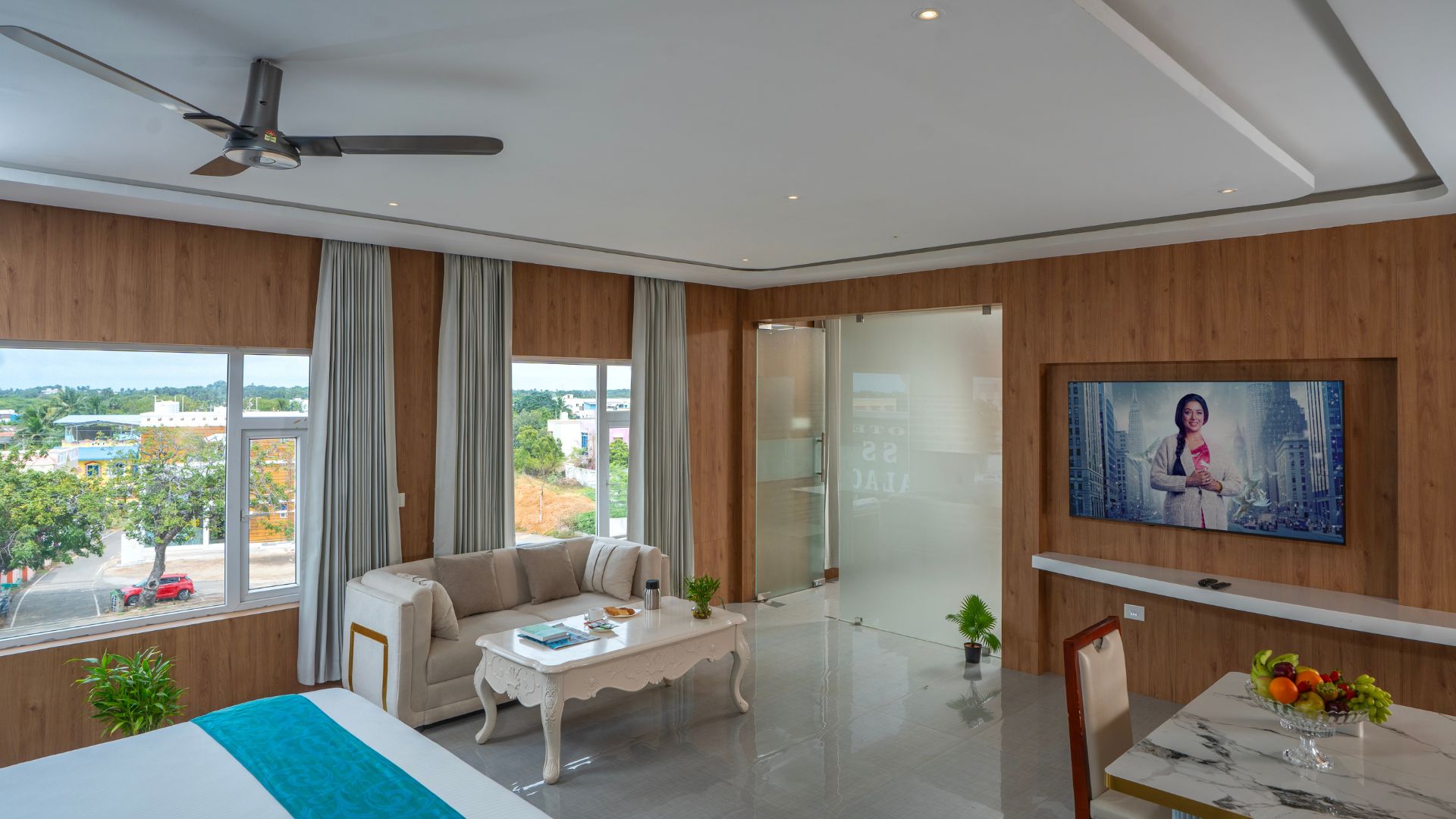 hotel ss palace rameshwaram presidential suite living space