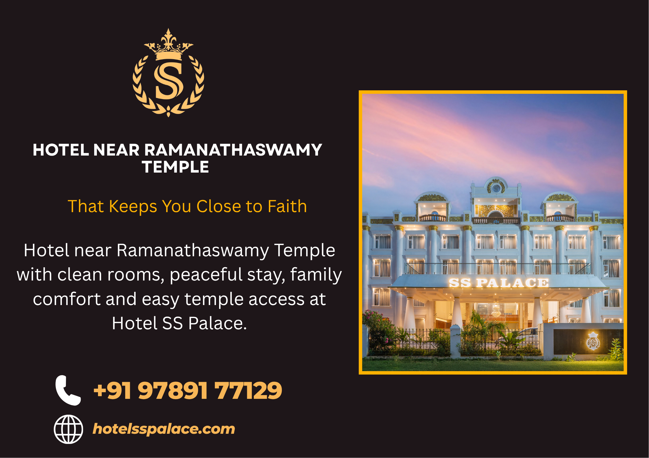 Hotel near Ramanathaswamy Temple