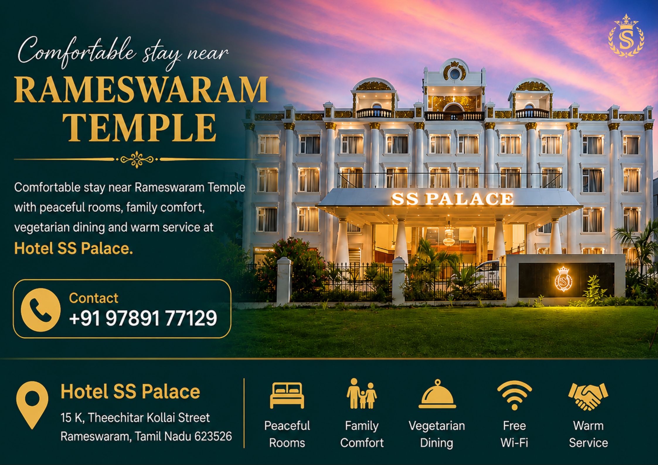 Best area to stay in Rameswaram with family
